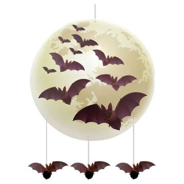 Halloween Cadılar Bayramı Yarasa Asma Süs Seti
