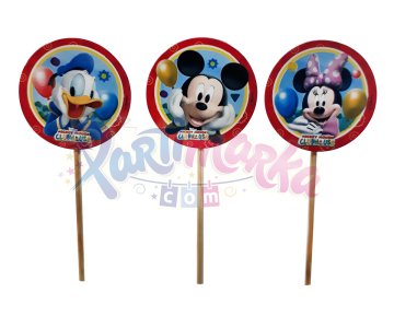 Mickey Mouse Pasta Kürdanları 10 Adet