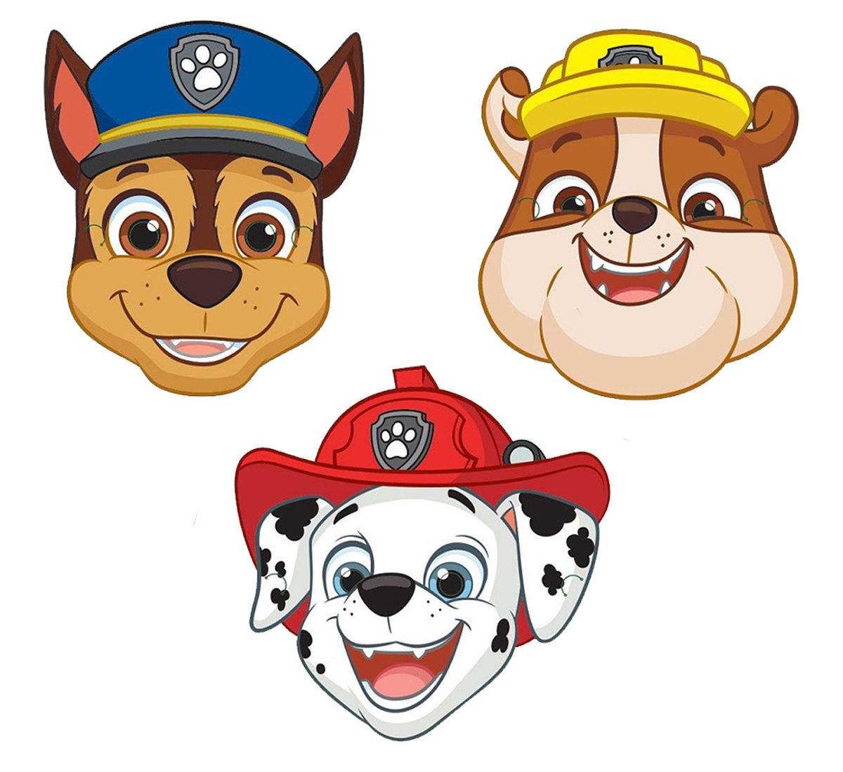 Paw Patrol Partisi Maskeleri