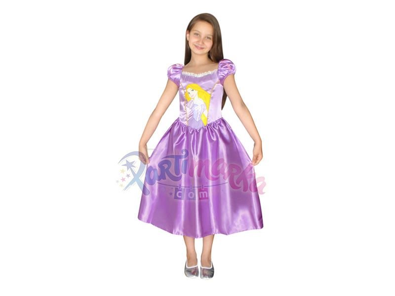 Rapunzel Doğum Günü Konsepti Elbisesi 10-12 Yaş