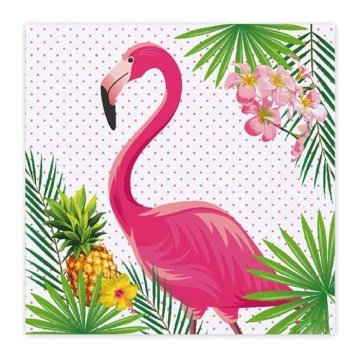Flamingo Doğum Günü Peçeteleri