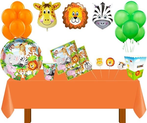 Sevimli Hayvanlar Parti Seti 24 Kişilik