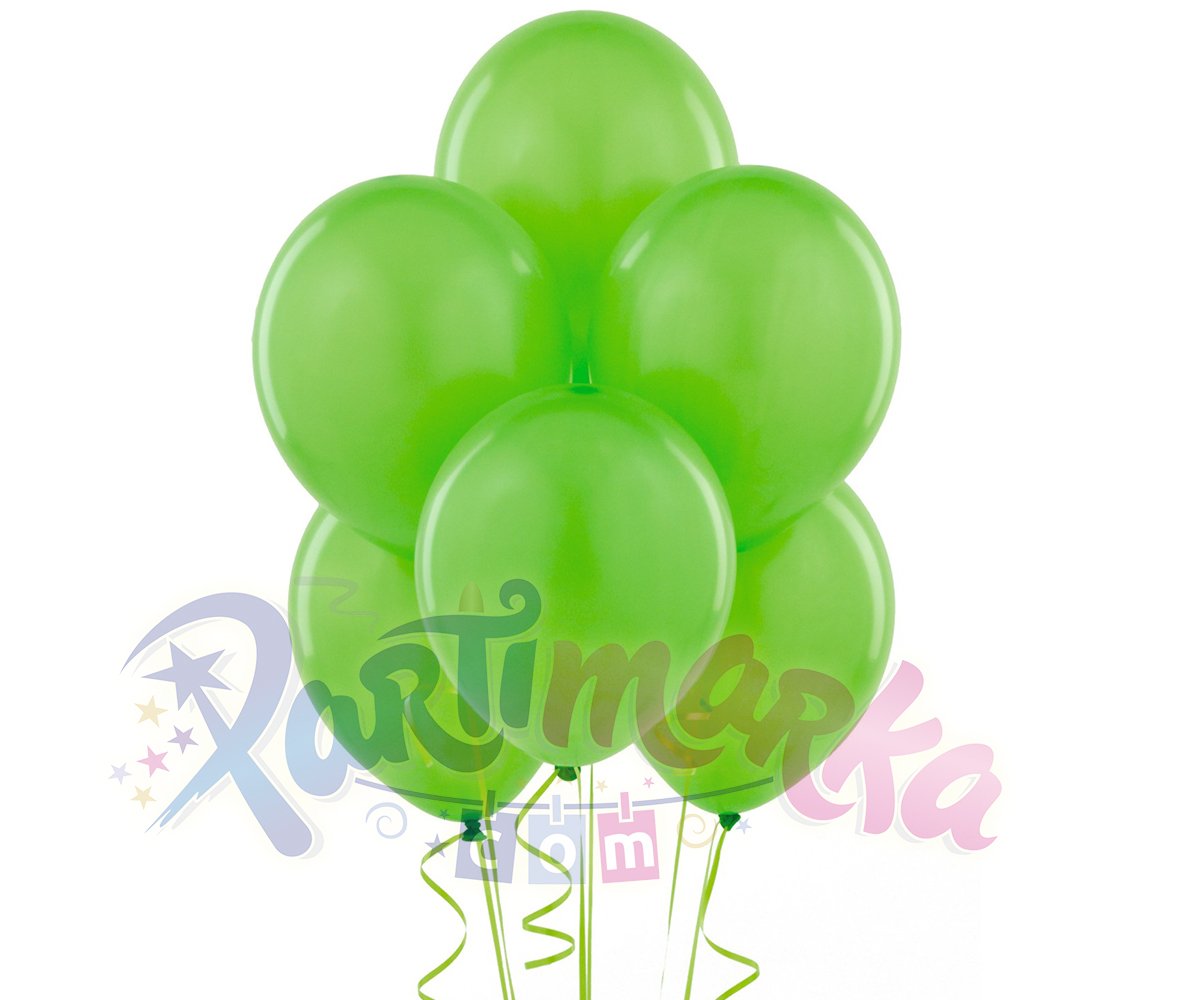 Metalik Yeşil Renk 100 lü Balon