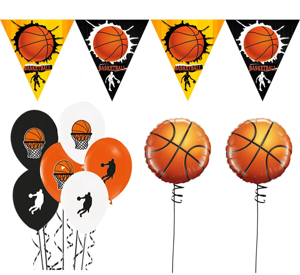 Basketbol Temalı Parti Süsleme Seti
