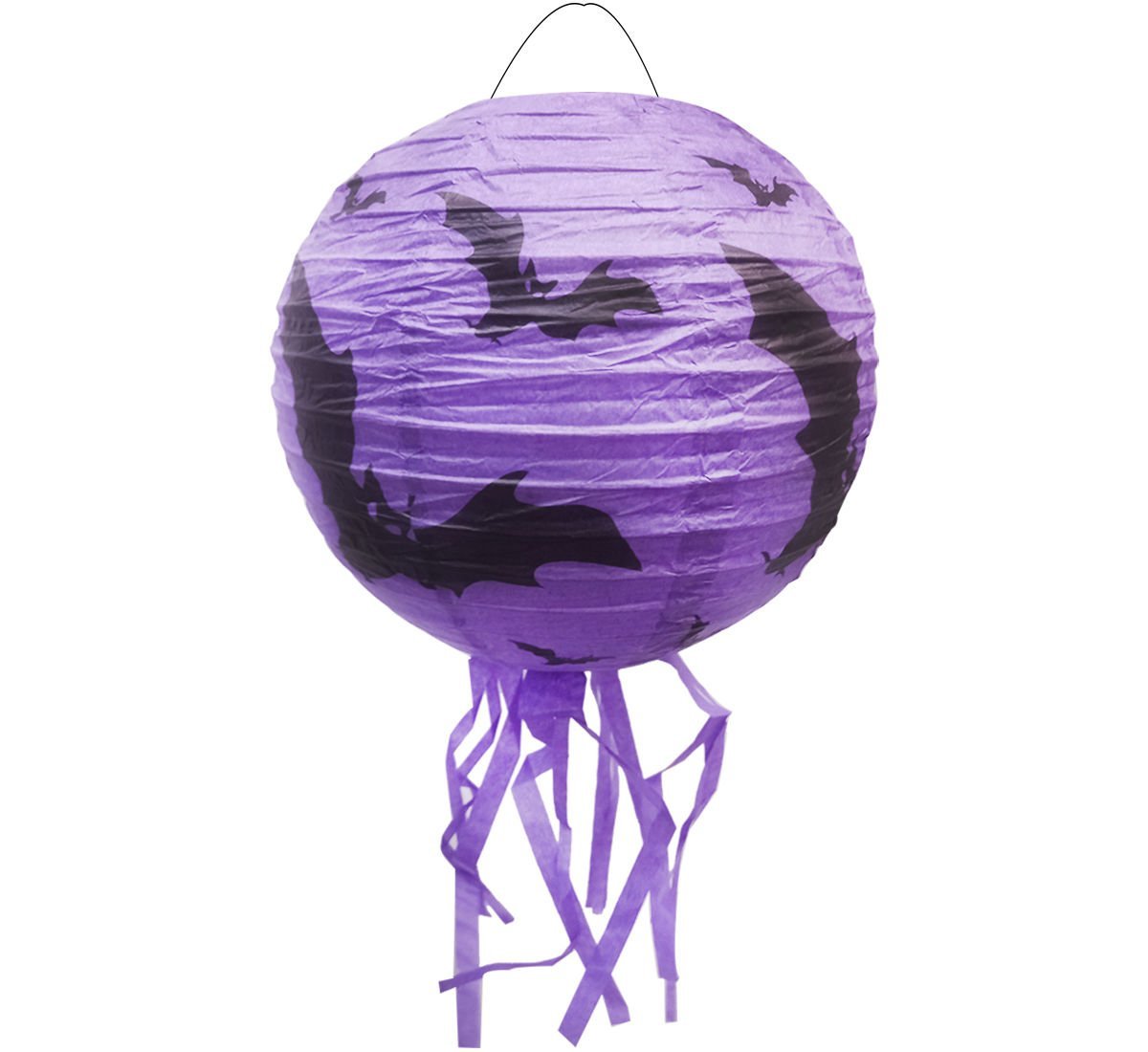 Yarasa Desenli Halloween Fener Süs