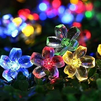 Çiçek Şeklinde Renkli 5 Metre Led Işık
