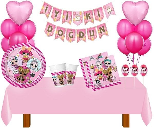Lol Bebek Doğum Günü Parti Seti 24 Kişilik