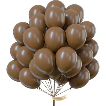 Kahverengi Pastel Renk Balonlar