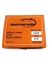 BARRACUDA 1253 KISA PALA DÜZ BEYAZ İĞNE NO:4/0