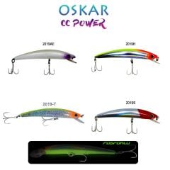 Oskar  CC Power 7cm Maket Balık 5gr Fosforlu