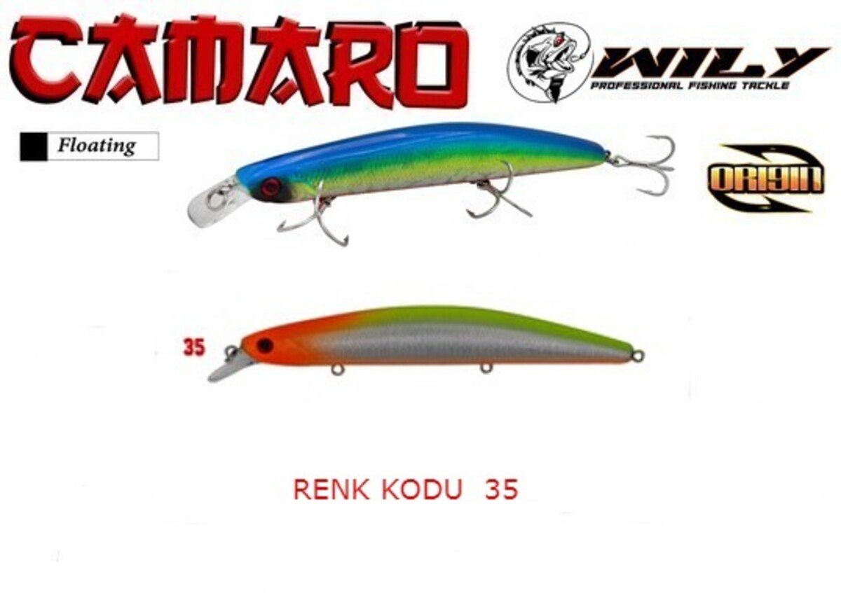 WİLY CAMARO MAKET BALIK 130MM-35