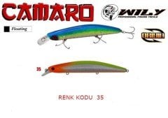 WİLY CAMARO MAKET BALIK 130MM-35