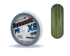 Dynamic Soft 0.50mm.PE 8 Örgü İp Misina 100mt Yeşil