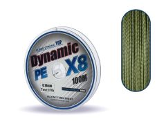 Dynamic Soft 0.25mm.PE 8 Örgü İp Misina 100mt Yeşil