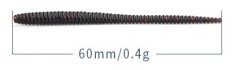 028-13 SİLİKON SOLUCAN 60MM.(5'Lİ PAKET)