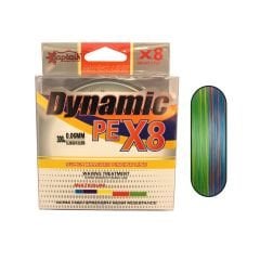 Captain Dynamic PE 8 0.06mm. Örgü İpi Misina 300mt Multi Color 0.06mm.