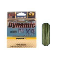 Captain Dynamic PE 8 0.25mm. Örgü İpi Misina 300mt Yeşil 0.25mm.