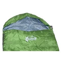 Captain Kamp Uyku Tulumu 7405 Mumya Tipi 190+30x50x75 cm Yeşil