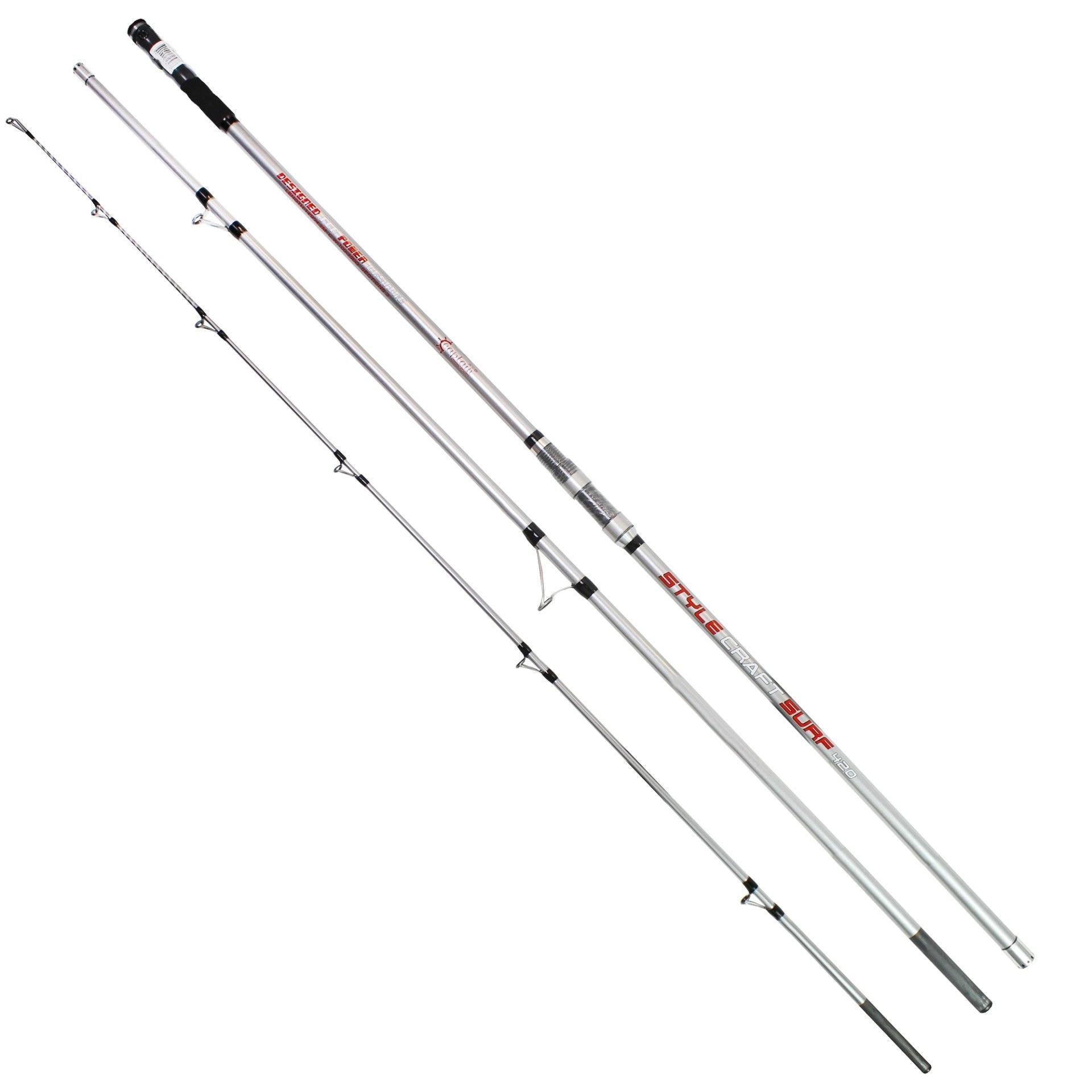 Captain 1654 Style Craft FUJİ 3 Parça 450Cm. Surf Kamış 100-250gr Atar