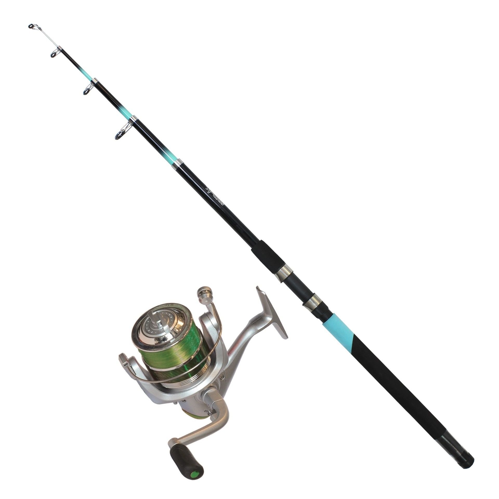 1737- Grande 350CM. Teleskopik Kamış 70-150GR Atar+Cnocker 6000 Olta Makinesi 3 Bb Misinalı