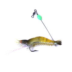5222 Fosforlu Glow Silikon Karides 8cm.