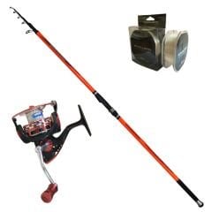 1692420 Tele Surf 420CM. Kamış ve Makina Olta Seti