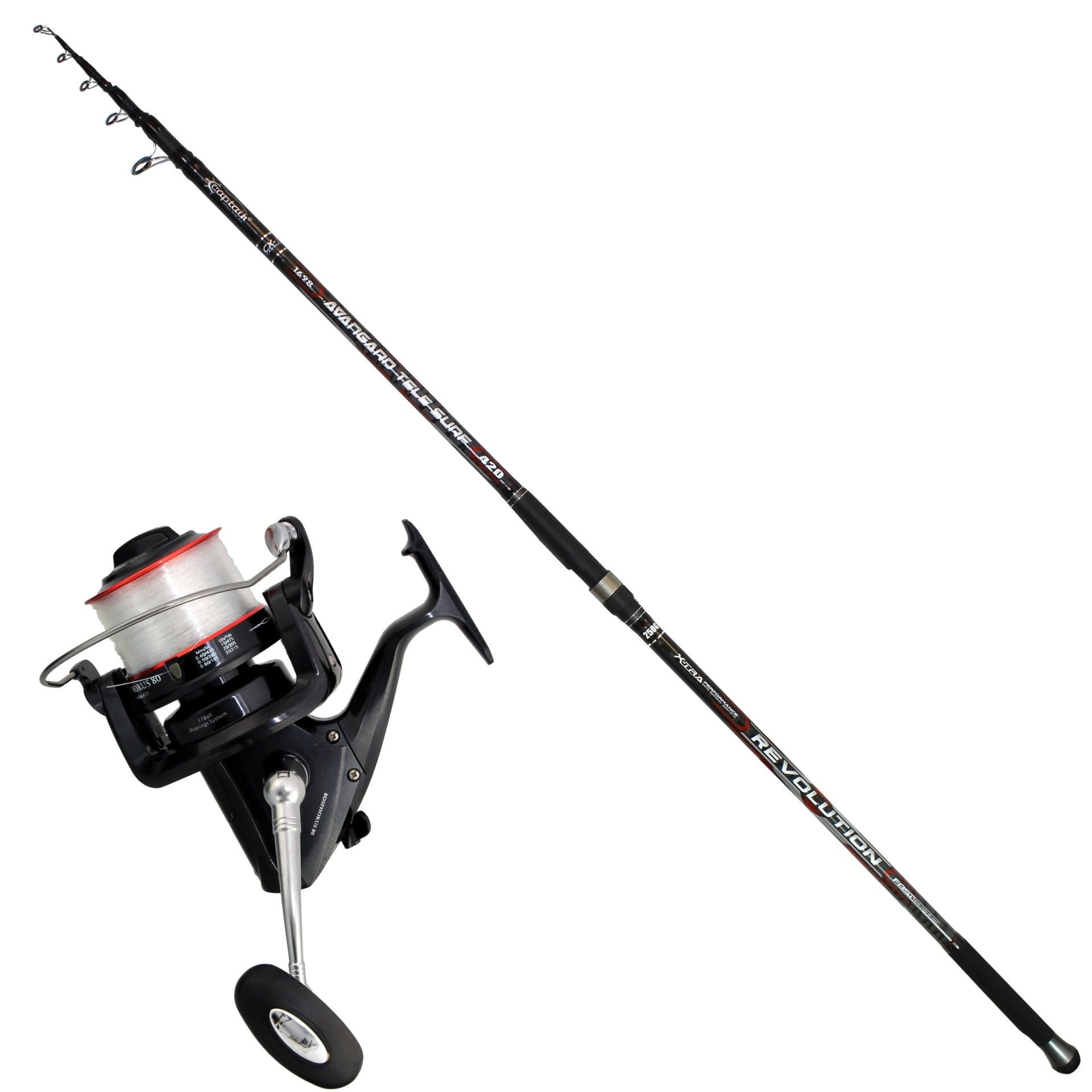 1698420 Tele Surf Kamış ve Surf Olta Makinası Set 420CM.