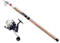 13200350 Teleskopik Karbon Kamış ve Makina Olta Seti 350Cm.