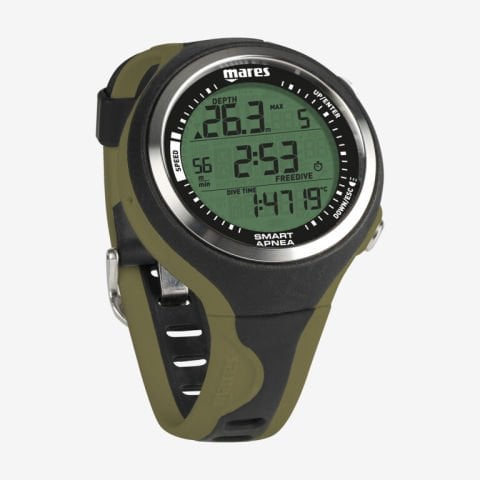 Mares Smart Apnea Dalış Bilgisayarı Olive Yeşil