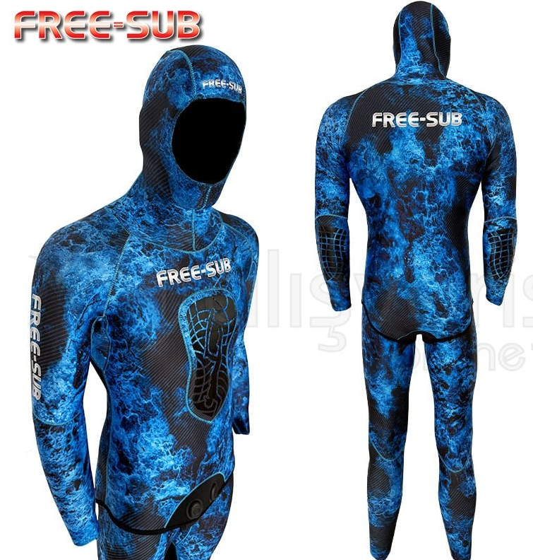 Freesub Pasific Blue Avcı Elbise 3 mm