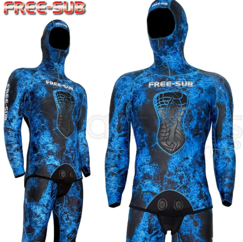 Freesub Pasific Blue Avcı Elbise 3 mm