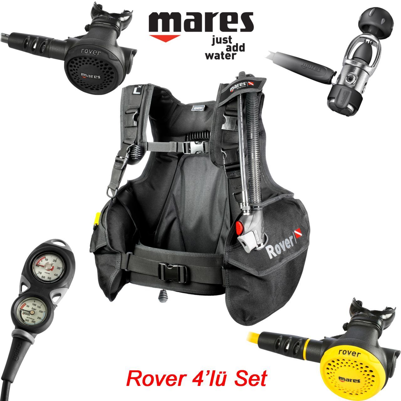 Mares Rover Regülatör Bc Set
