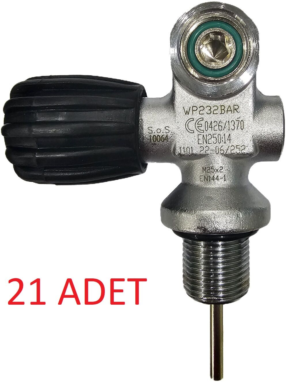 21 Adet Tüp Vana M25X2.0