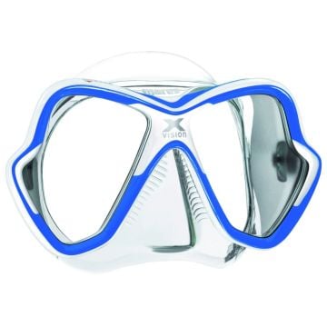 Mares X-Vision Mono Maske Şeffaf-Mavi-Beyaz