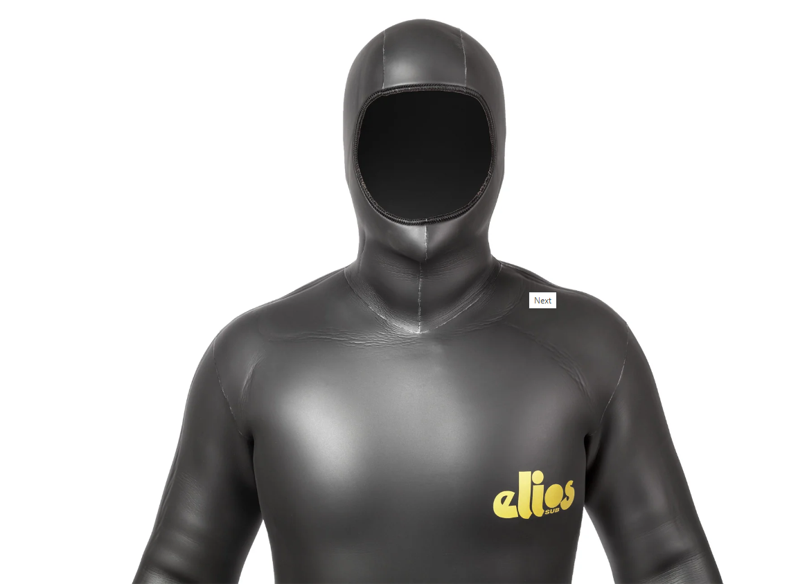 Elios Smooth 7mm Med.Heiwa Siyah Dalış Elbisesi