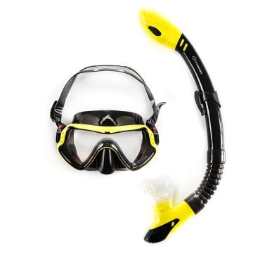 Swimmer Dalış Maske/Şnorkel Seti (sarı)