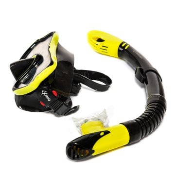 Swimmer Dalış Maske/Şnorkel Seti (sarı)