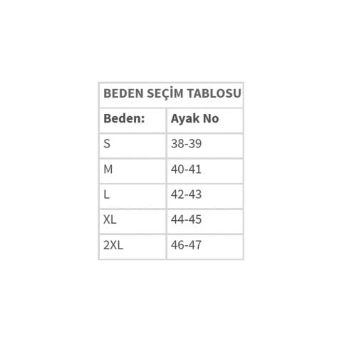 3mm.Tabanlı Çorap