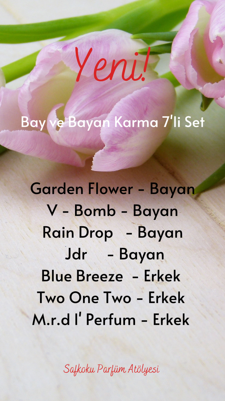 Bay ve Bayan karma 7'li Set