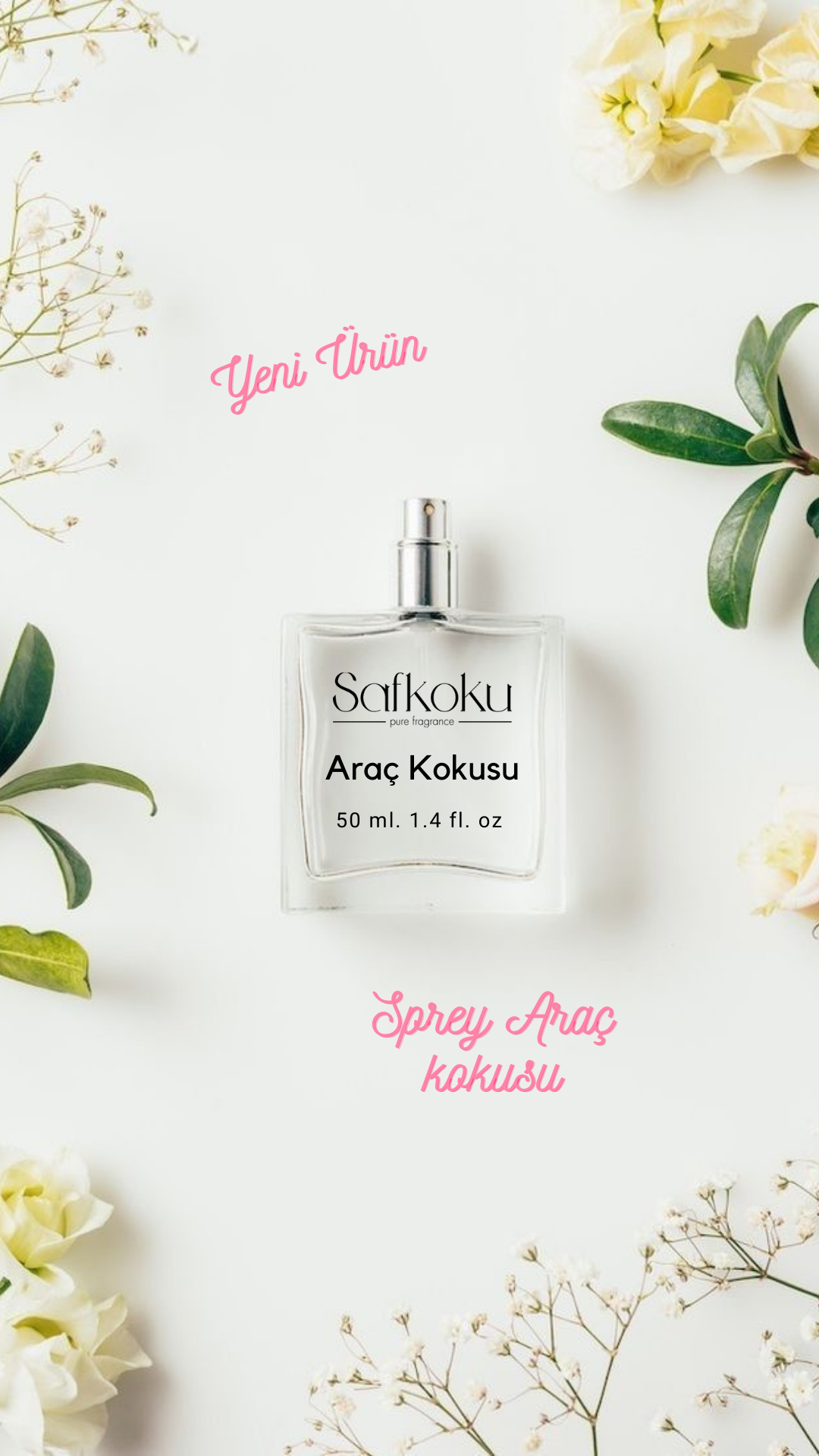 Sprey Araç Kokusu Kiraz Çiçeği - (Sakura)