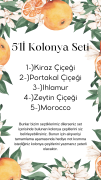 Kolonya 4 Al 5 Gönderelim