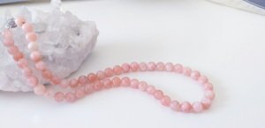 Pembe Akik kolye