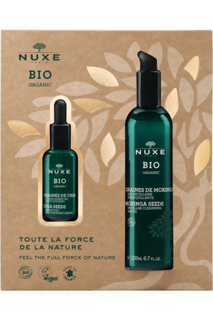 Nuxe Bio Organıc Yılbaşı Seti (Temizleme Suyu 200 ml + Antioksidan Serum 30 ml)