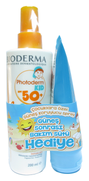 Bioderma Photoderm Kid Spf 50+ 200 ml Hediye After Sun 100 ml Güneş Losyonu