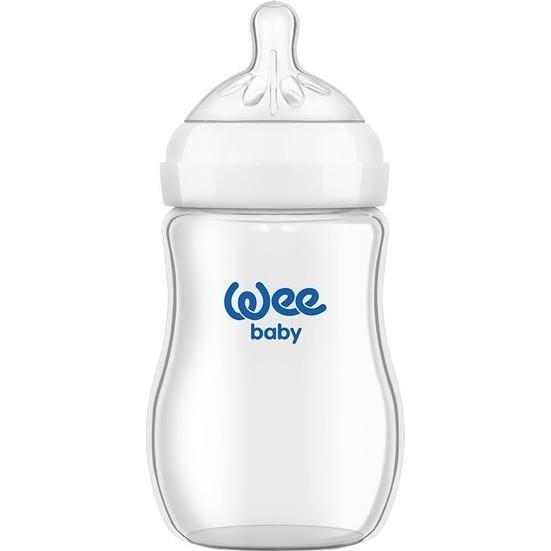 Wee Baby Natural Isıya Dayanıklı Cam Biberon 250 ml