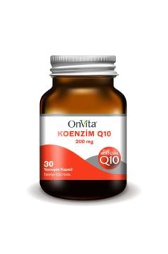 OnVita Koenzim Q10 200 mg 30 Yumuşak Kapsül