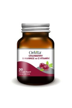 Onvita Cranberry & D-Mannoz & C Vitamini 30 Kapsül