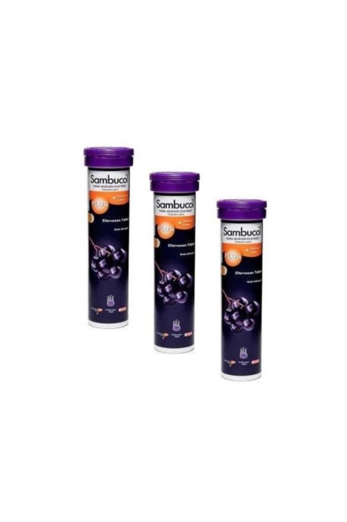 Sambucol Plus Black Elderberry Efervesan 15 Tablet 3 Lü