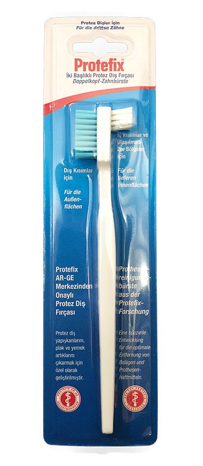 Protefix İki Başlıklı Protez Diş Fırçası