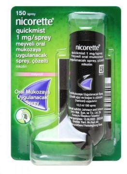 Nicorette Quickmist Tekli 1 mg Sprey Meyveli